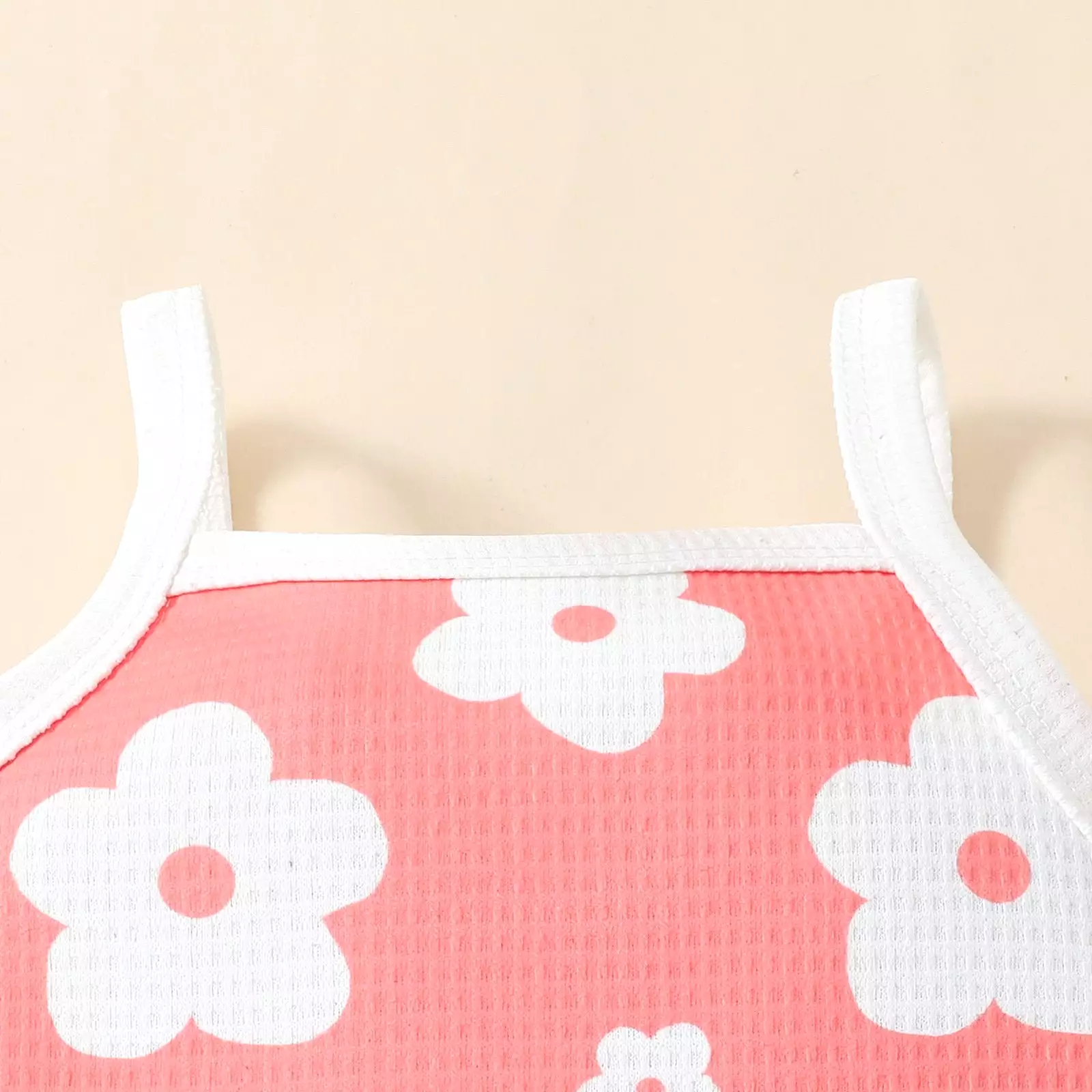 2 Pieces Set Baby Girls Flower Print Tank Tops And Shorts Wholesale 20240413