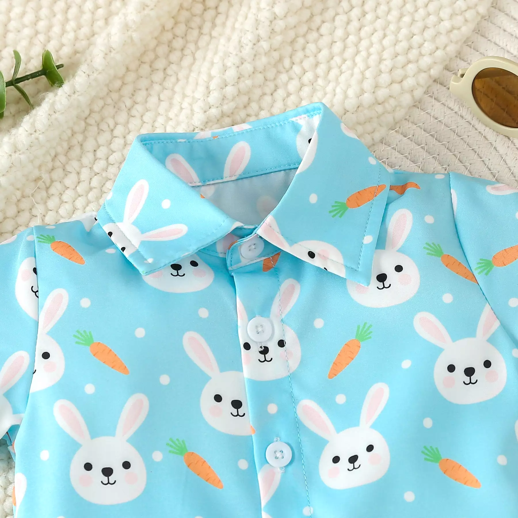 2 Pieces Set Baby Kid Boys Animals Tops And Solid Color Shorts Wholesale 24030142