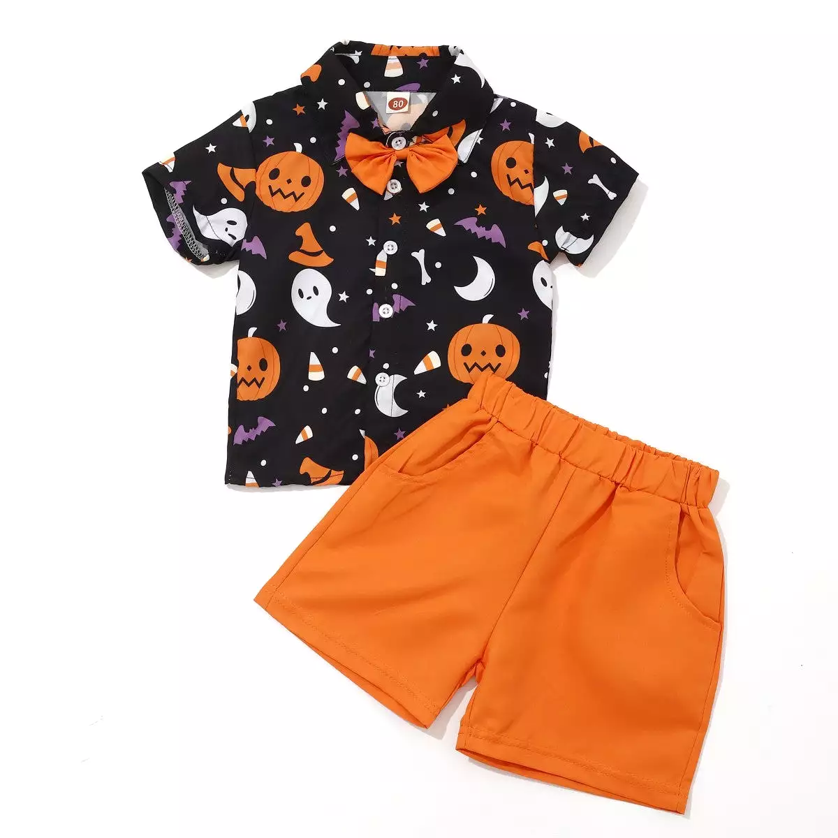 2 Pieces Set Baby Kid Boys Print Shirts And Shorts Wholesale 23090618