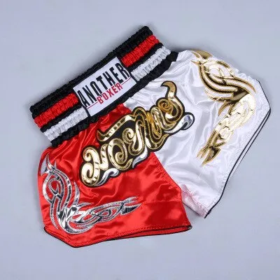 2021 Wholesale Embroidered Letter Contrast Color Splice Sports Women Muay Thai Shorts Custom Boxing Shorts Wholesale