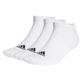 ADIDAS CUSHIONED LOW-CUT SOCKS WHITE 3 PAIRS