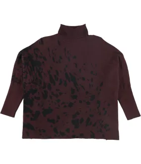 Alfani Womens Splatter Pullover Sweater