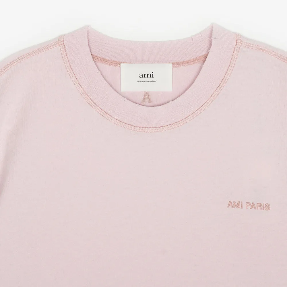 AMI PARIS  |Unisex Street Style Logo Designers T-Shirts