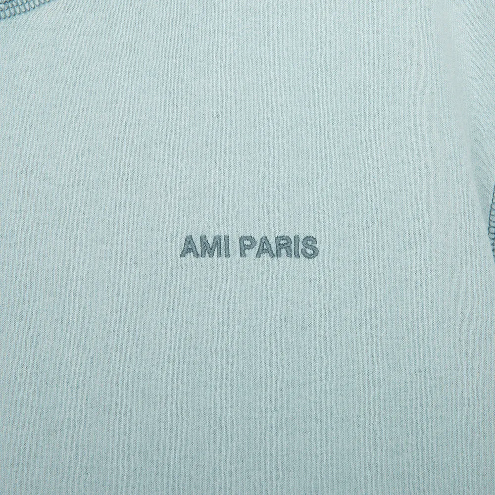 AMI PARIS  |Unisex Street Style Logo Designers T-Shirts