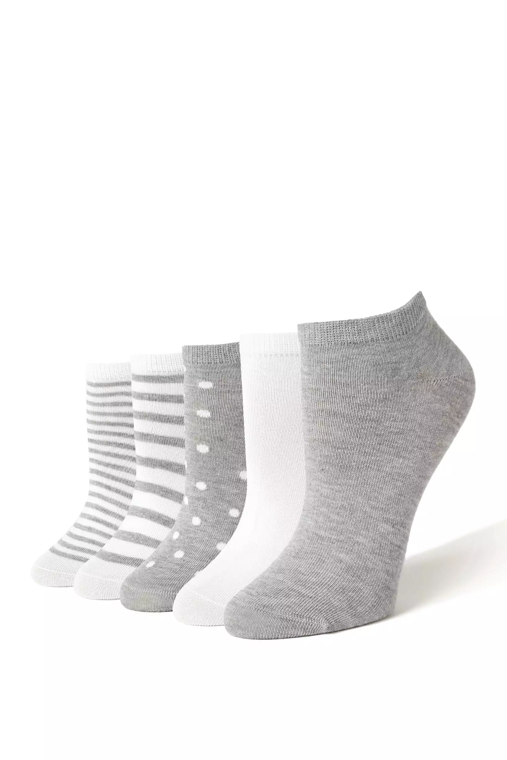 Assorted Print Ankle Socks Set - 5 pack