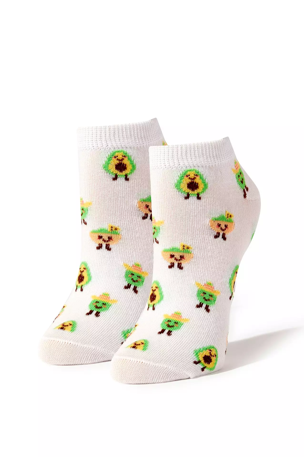 Avocado Print Ankle Socks