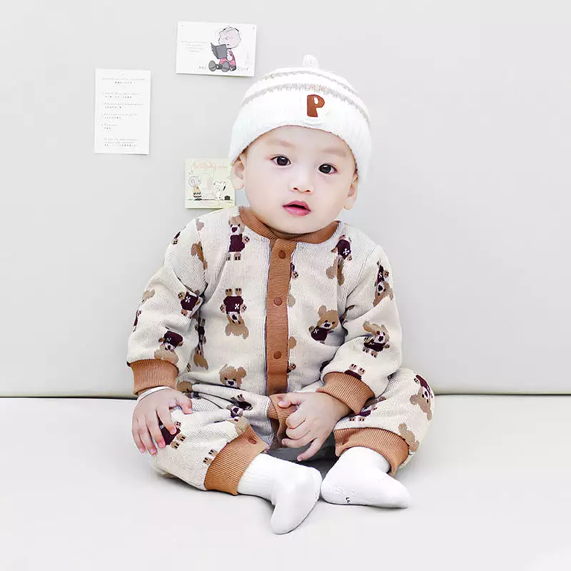 Baby Boys Animals Print Jumpsuits Wholesale 231019183