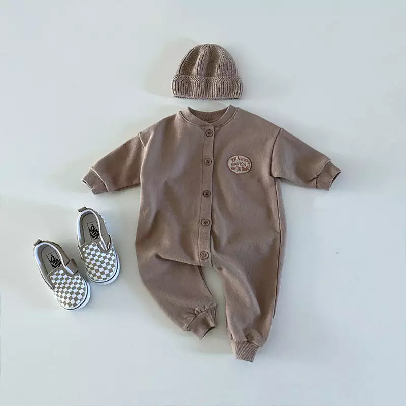 Baby Boys Solid Color Jumpsuits Wholesale 23113037