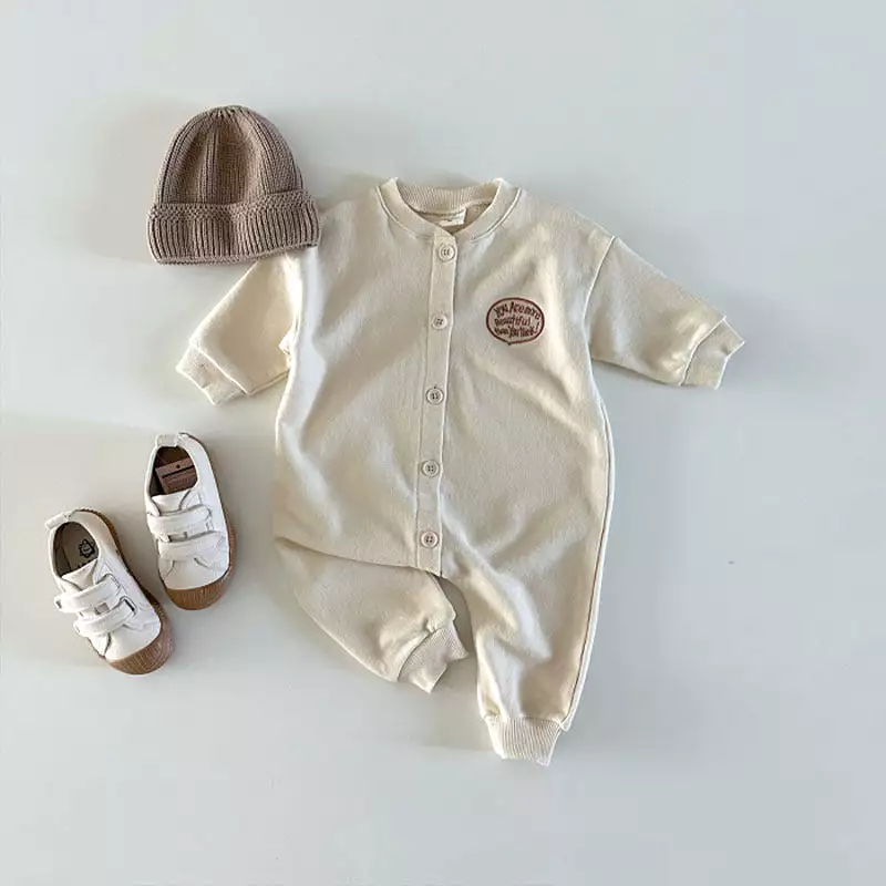 Baby Boys Solid Color Jumpsuits Wholesale 23113037