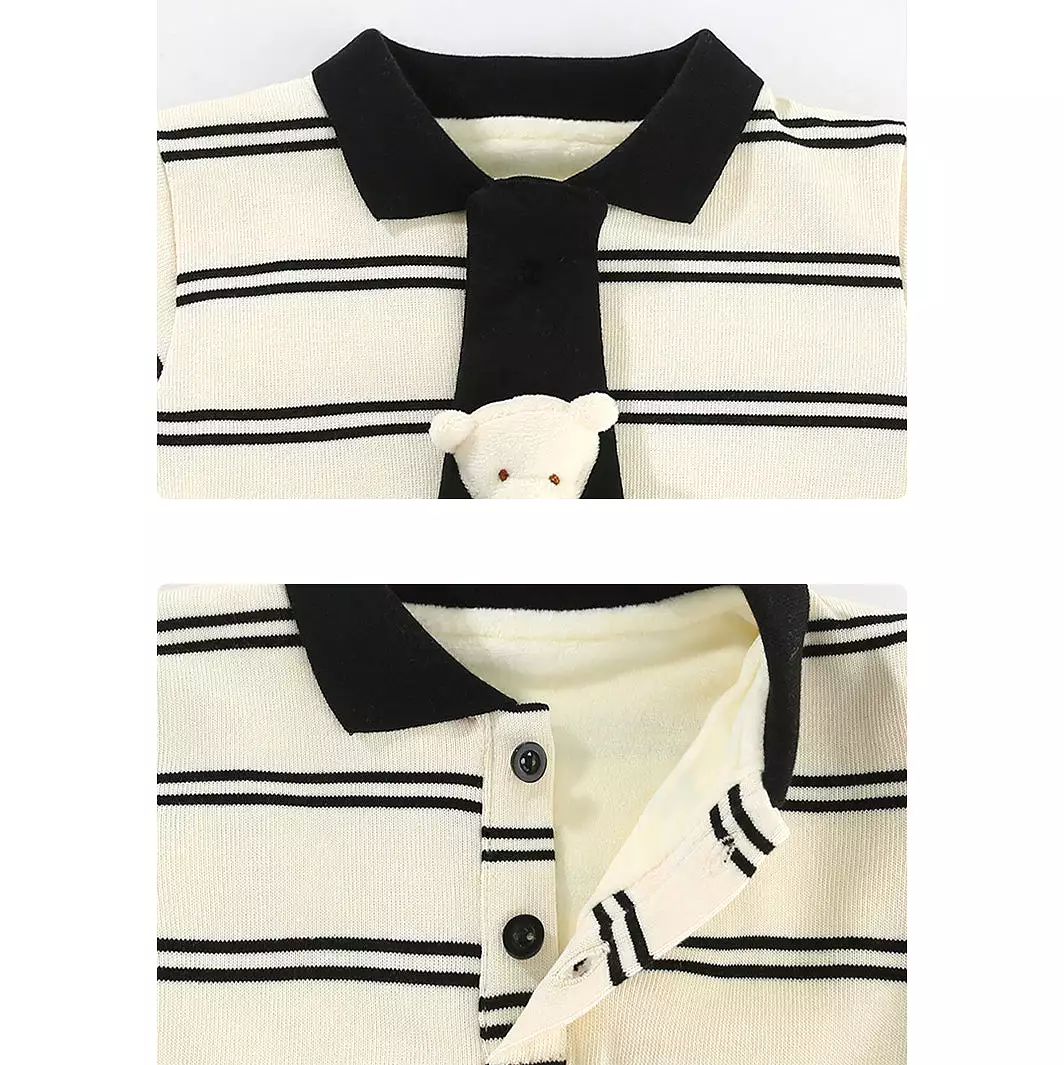 Baby Boys Striped Jumpsuits Wholesale 231019105