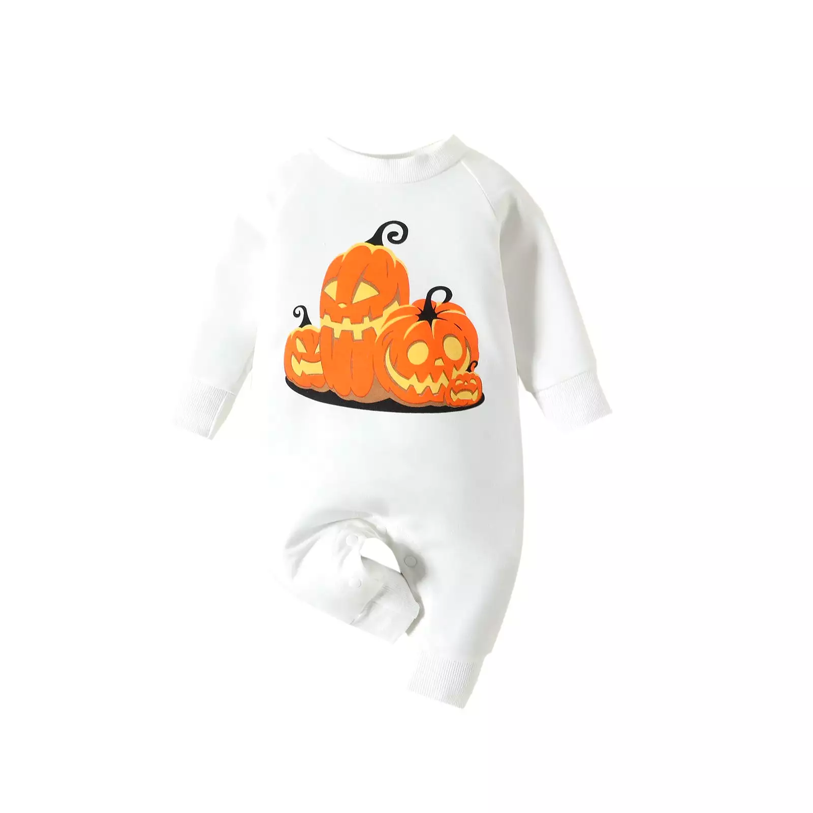 Baby Girls Boys Cartoon Print Halloween Jumpsuits Wholesale 23090674