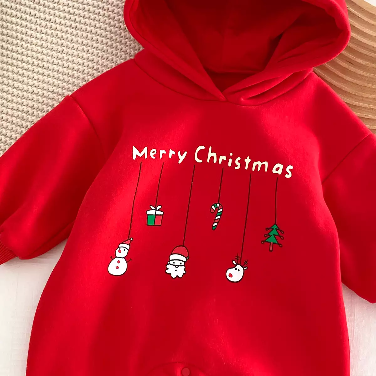 Baby Girls Boys Letters Cartoon Christmas Jumpsuits Wholesale 23101984