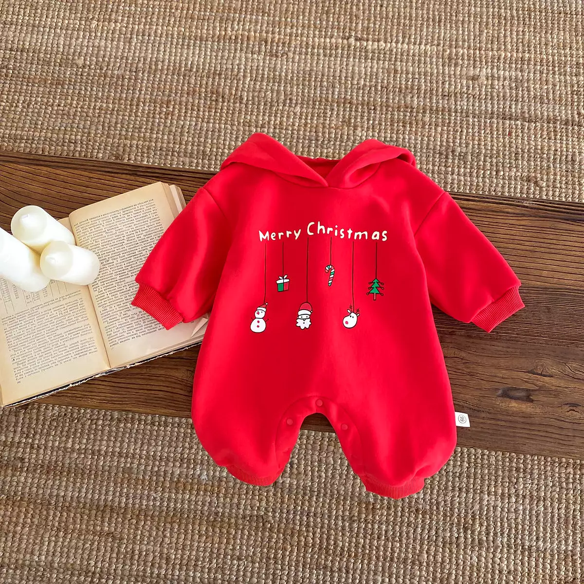 Baby Girls Boys Letters Cartoon Christmas Jumpsuits Wholesale 23101984