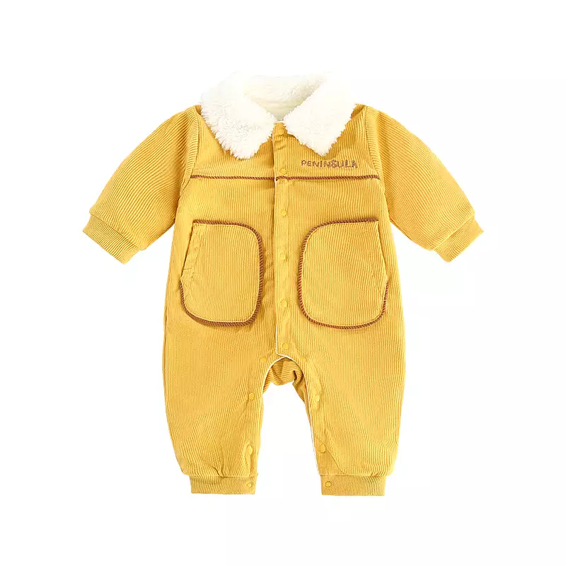 Baby Girls Boys Solid Color Jumpsuits Wholesale 231019197