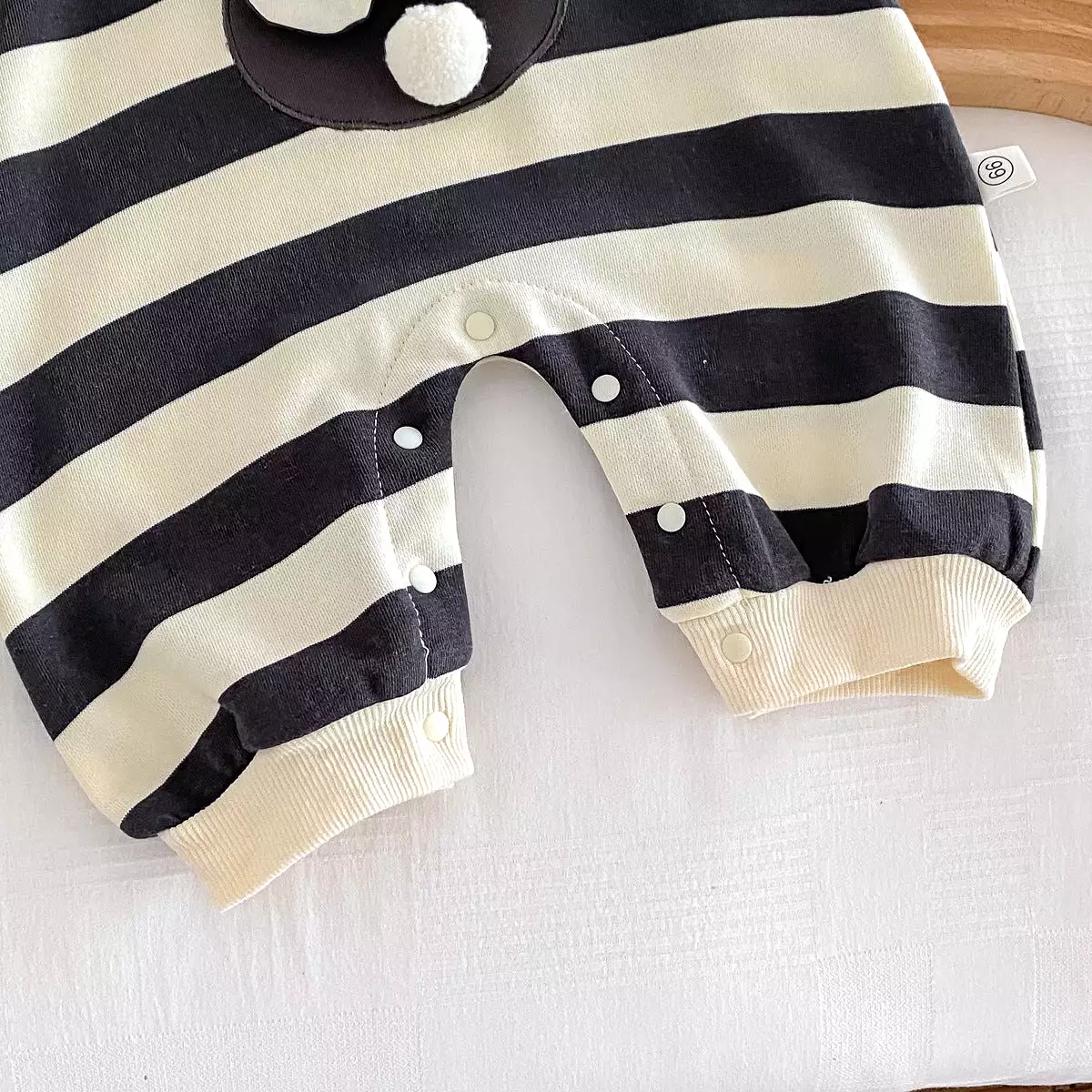 Baby Girls Boys Striped Cartoon Jumpsuits Wholesale 23101989