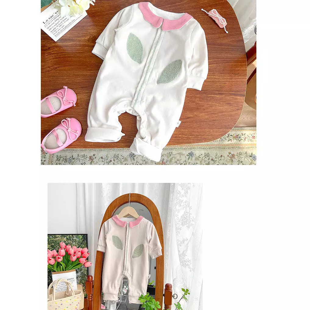 Baby Girls Color-blocking Jumpsuits Wholesale 230828357