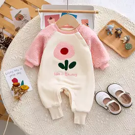 Baby Girls Flower Embroidered Jumpsuits Wholesale 231019130