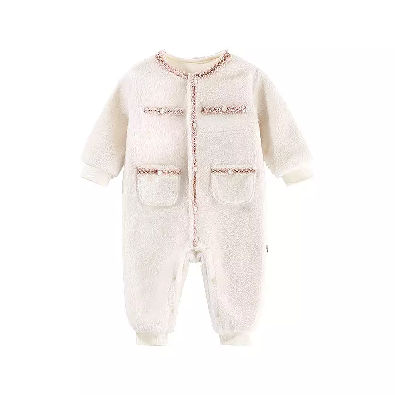 Baby Girls Solid Color Jumpsuits Wholesale 231019194