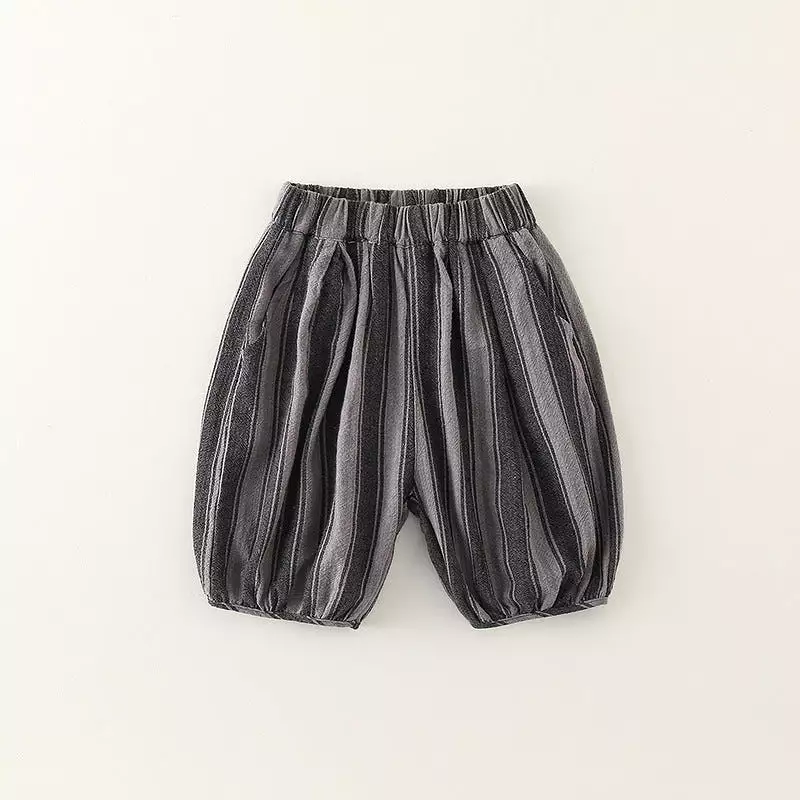 Baby Kid Boys Striped Color-blocking Shorts Wholesale 240409283