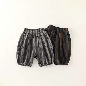 Baby Kid Boys Striped Color-blocking Shorts Wholesale 240409283