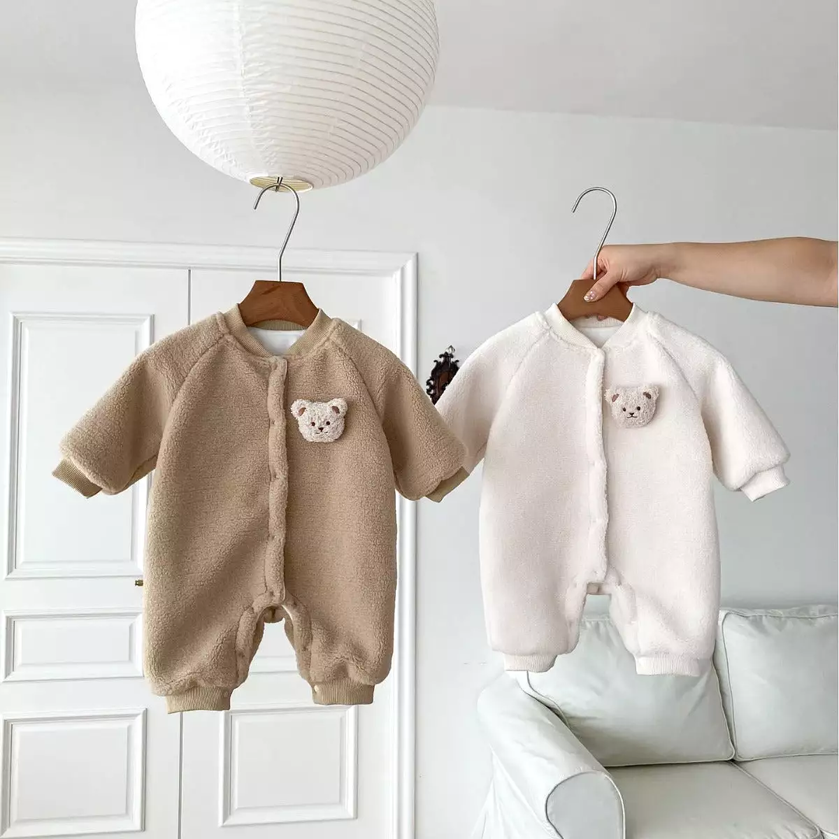 Baby Kid Girls Boys Solid Color Cartoon Jumpsuits Wholesale 231019208