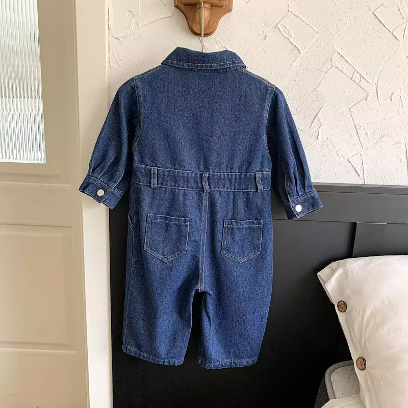 Baby Kid Girls Boys Solid Color Jumpsuits Wholesale 231130164