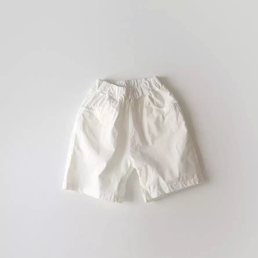 Baby Kid Girls Boys Solid Color Shorts Wholesale 24030117