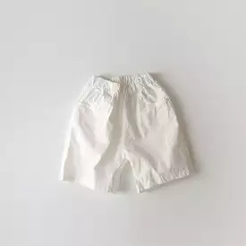 Baby Kid Girls Boys Solid Color Shorts Wholesale 24030117