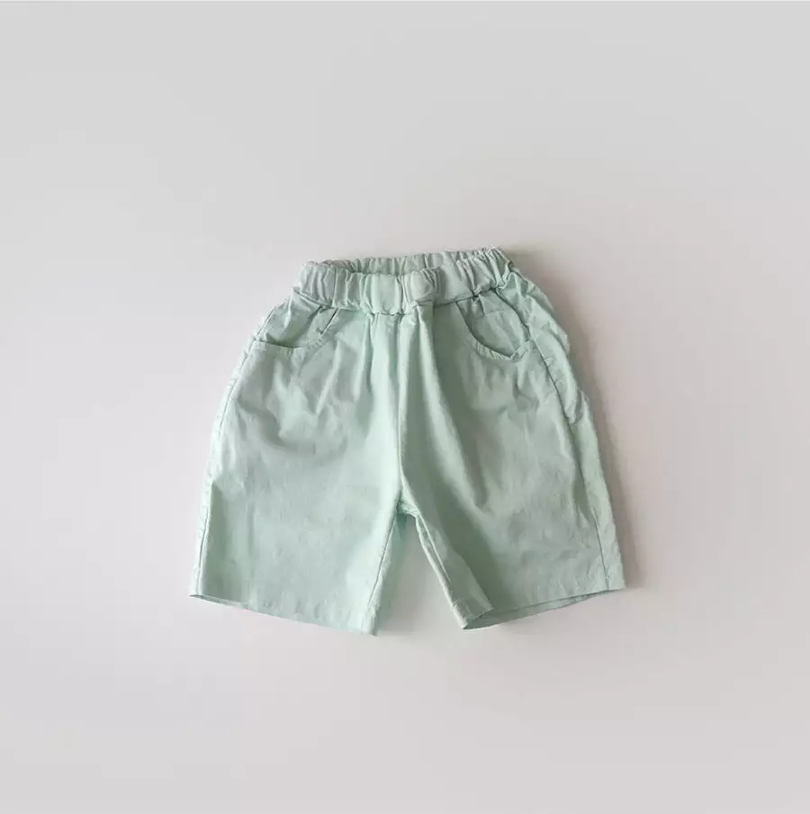 Baby Kid Girls Boys Solid Color Shorts Wholesale 24030117