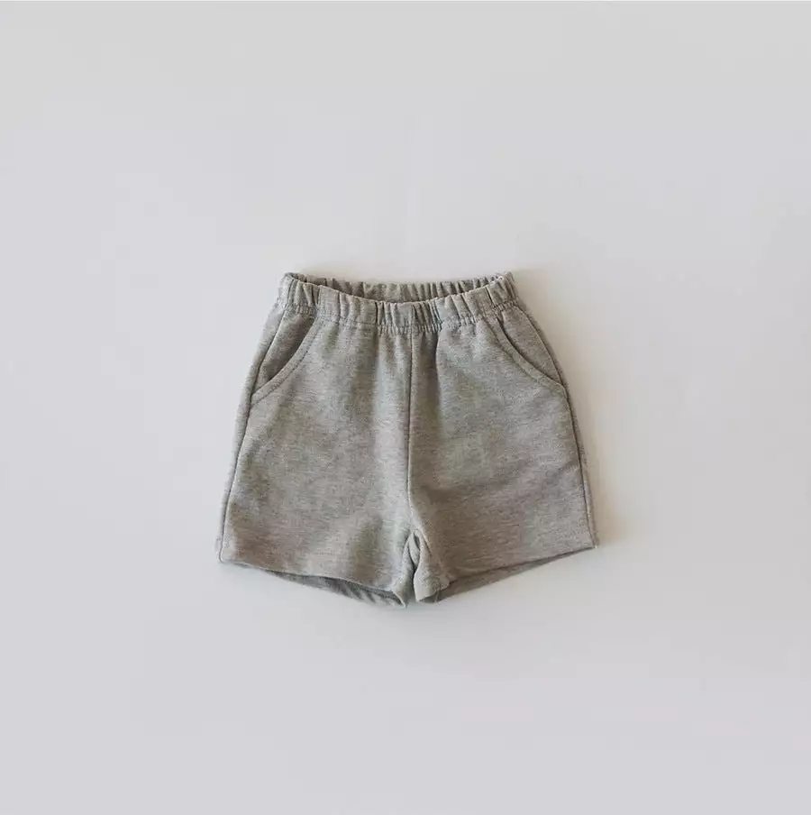 Baby Kid Girls Boys Solid Color Shorts Wholesale 24030118