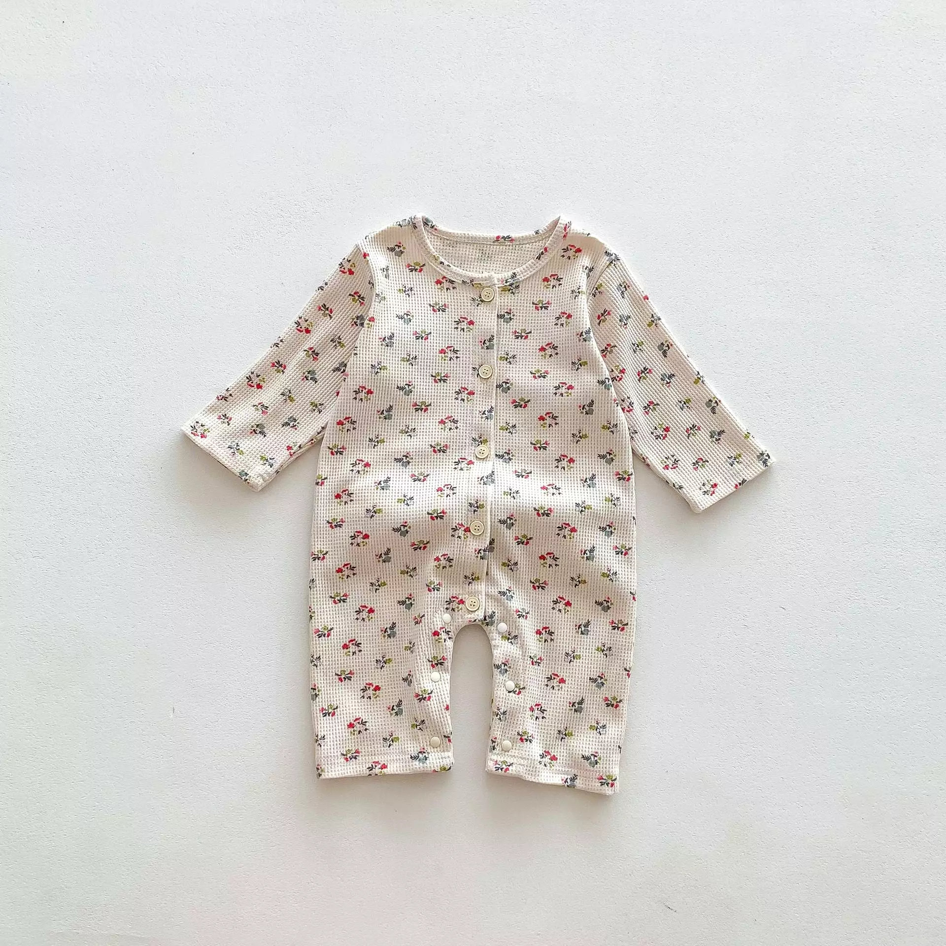 Baby Kid Girls Flower Fruit Print Jumpsuits Wholesale 23101926