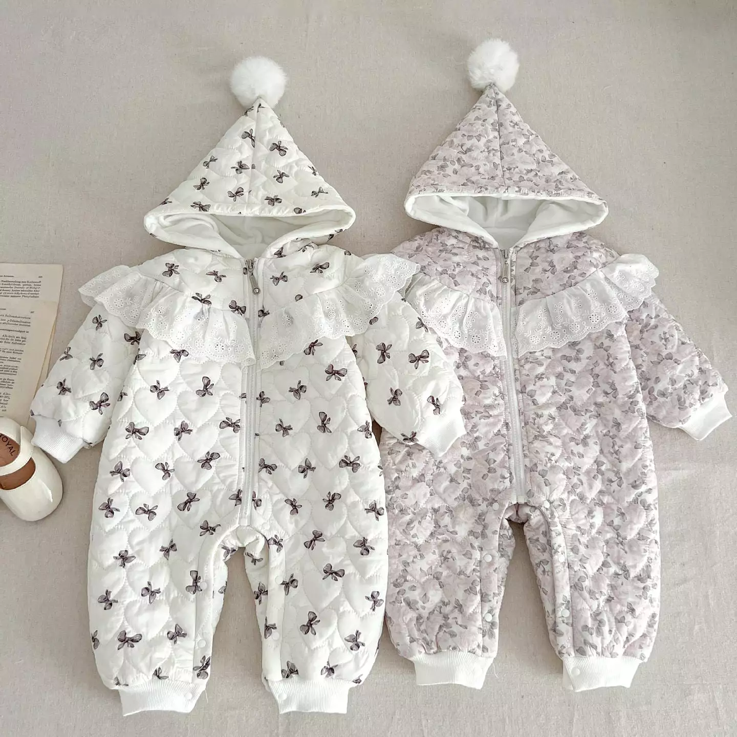 Baby Kid Girls Flower Print Jumpsuits Wholesale 231130176