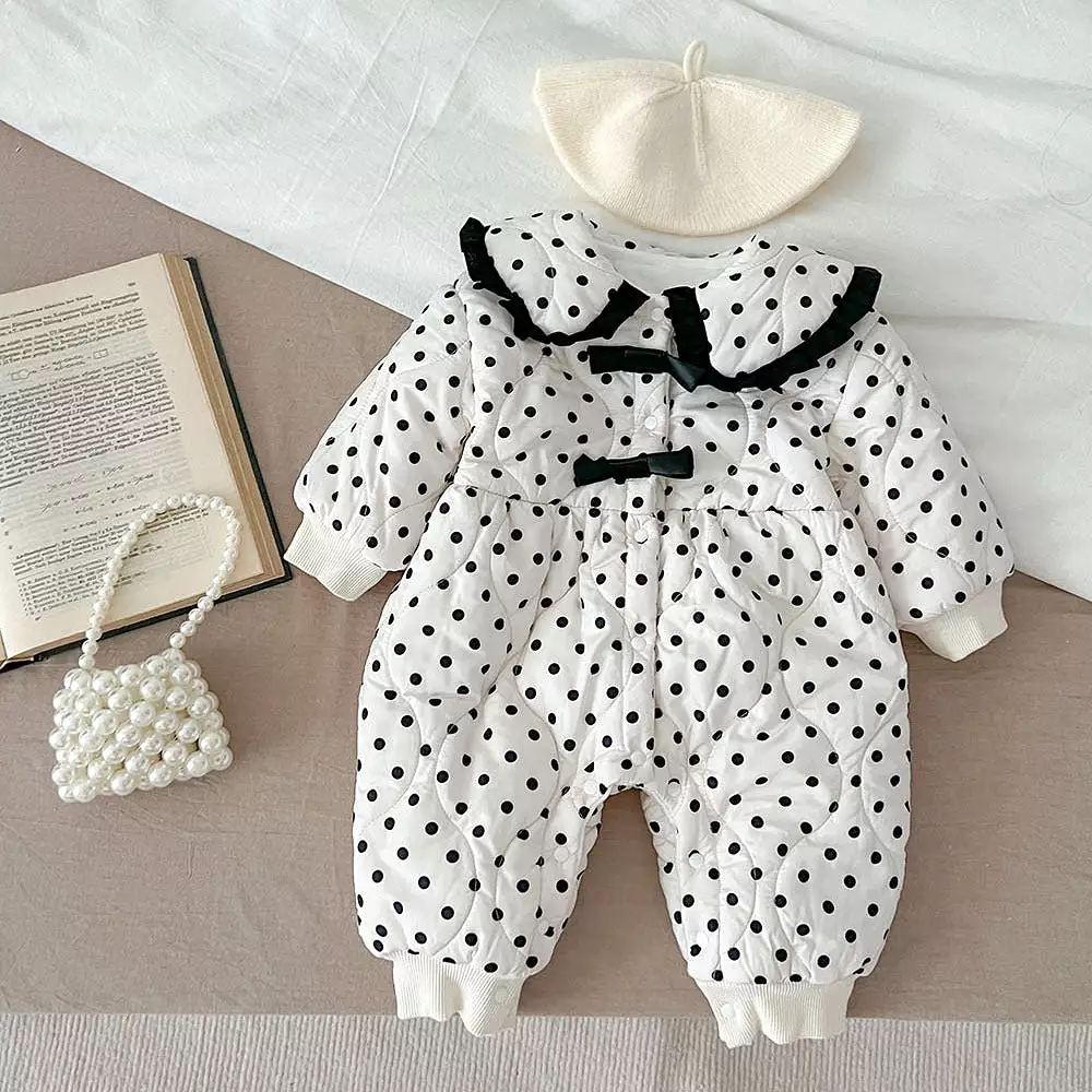 Baby Kid Girls Polka dots Jumpsuits Wholesale 231130230