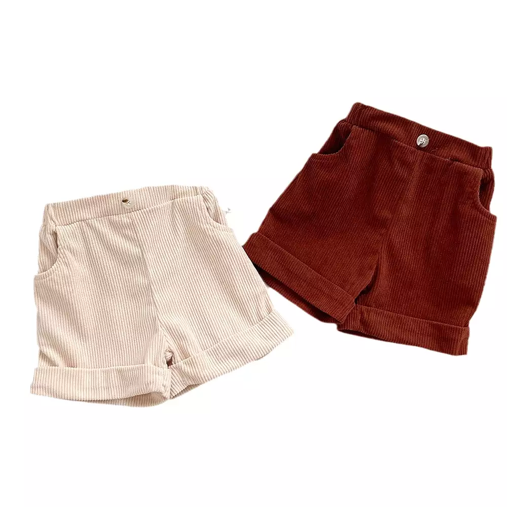 Baby Kid Girls Solid Color Shorts Wholesale 240301124