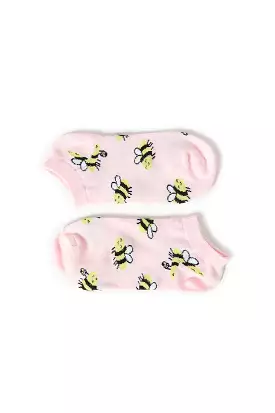 Bee Graphic Ankle Socks