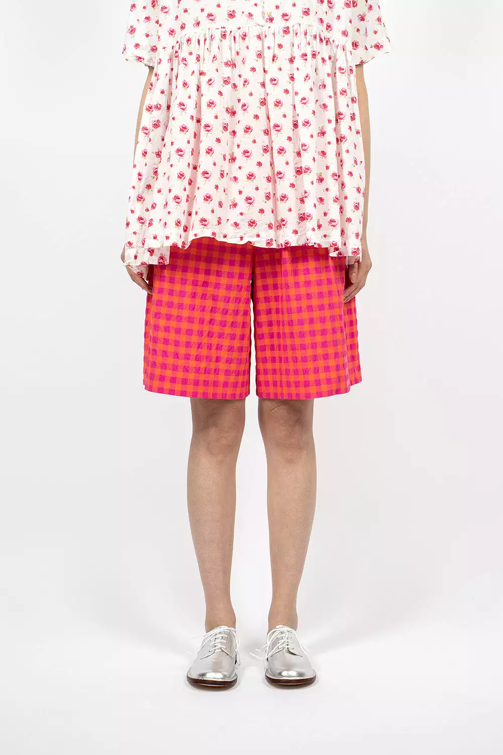 Bermuda Shorts Orange/Fuchsia