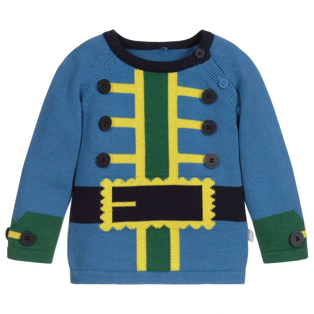 Blue Cotton Pirate Sweater