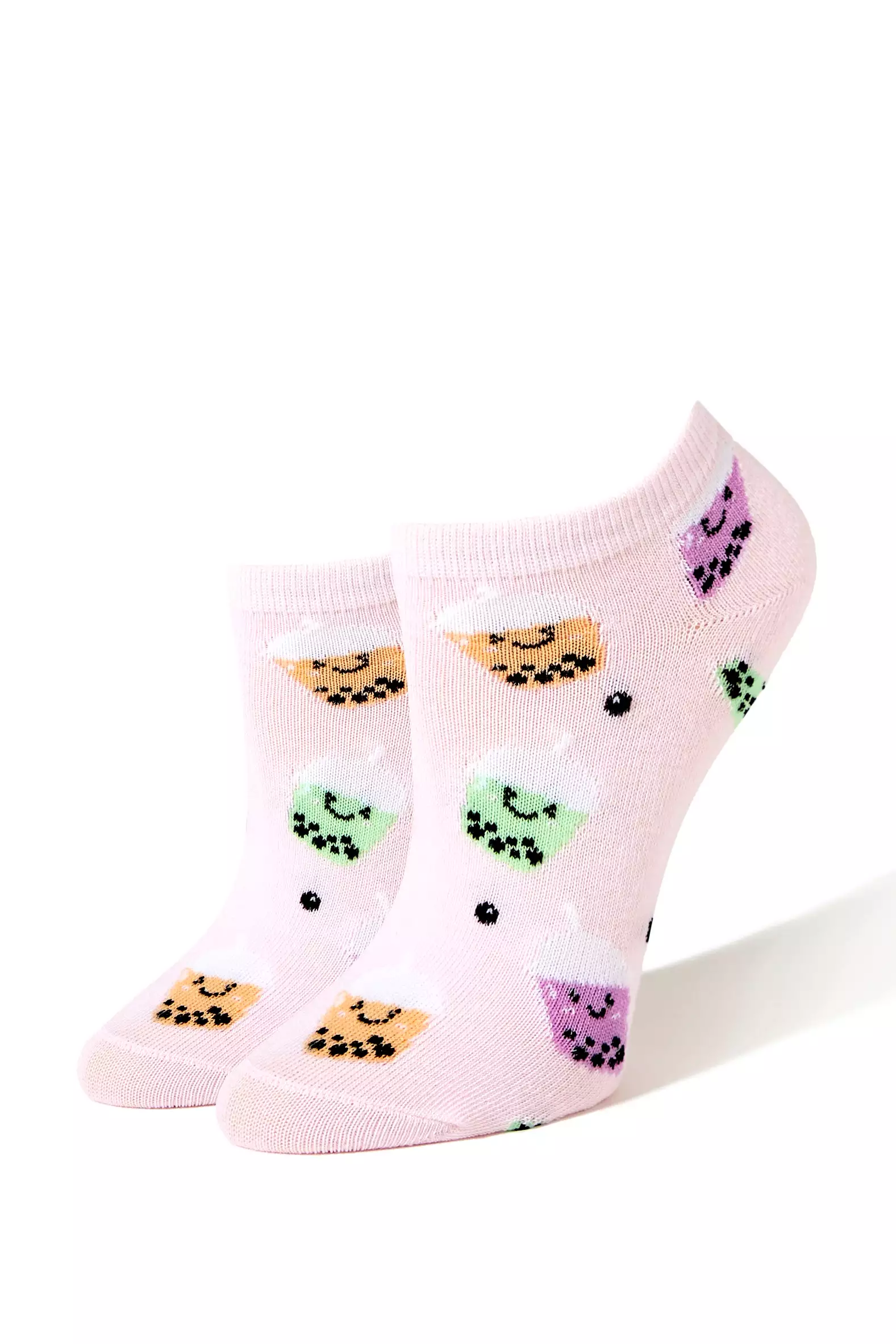 Boba Print Ankle Socks