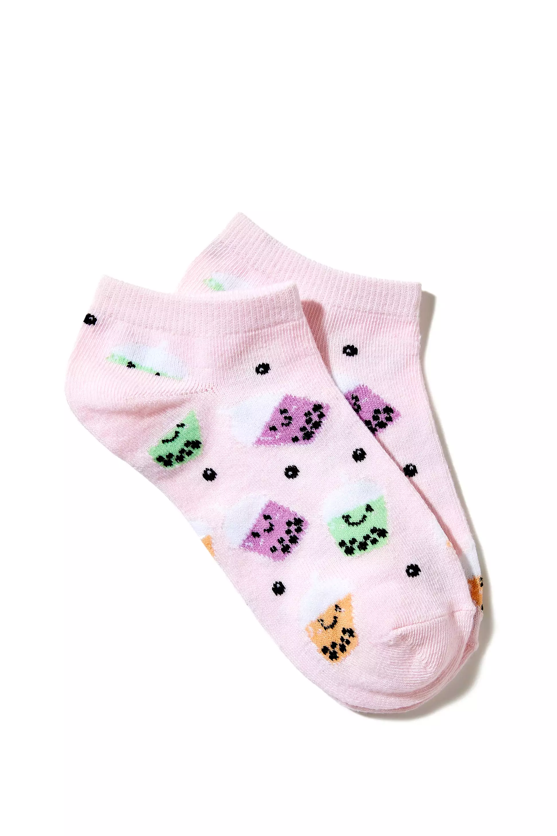 Boba Print Ankle Socks