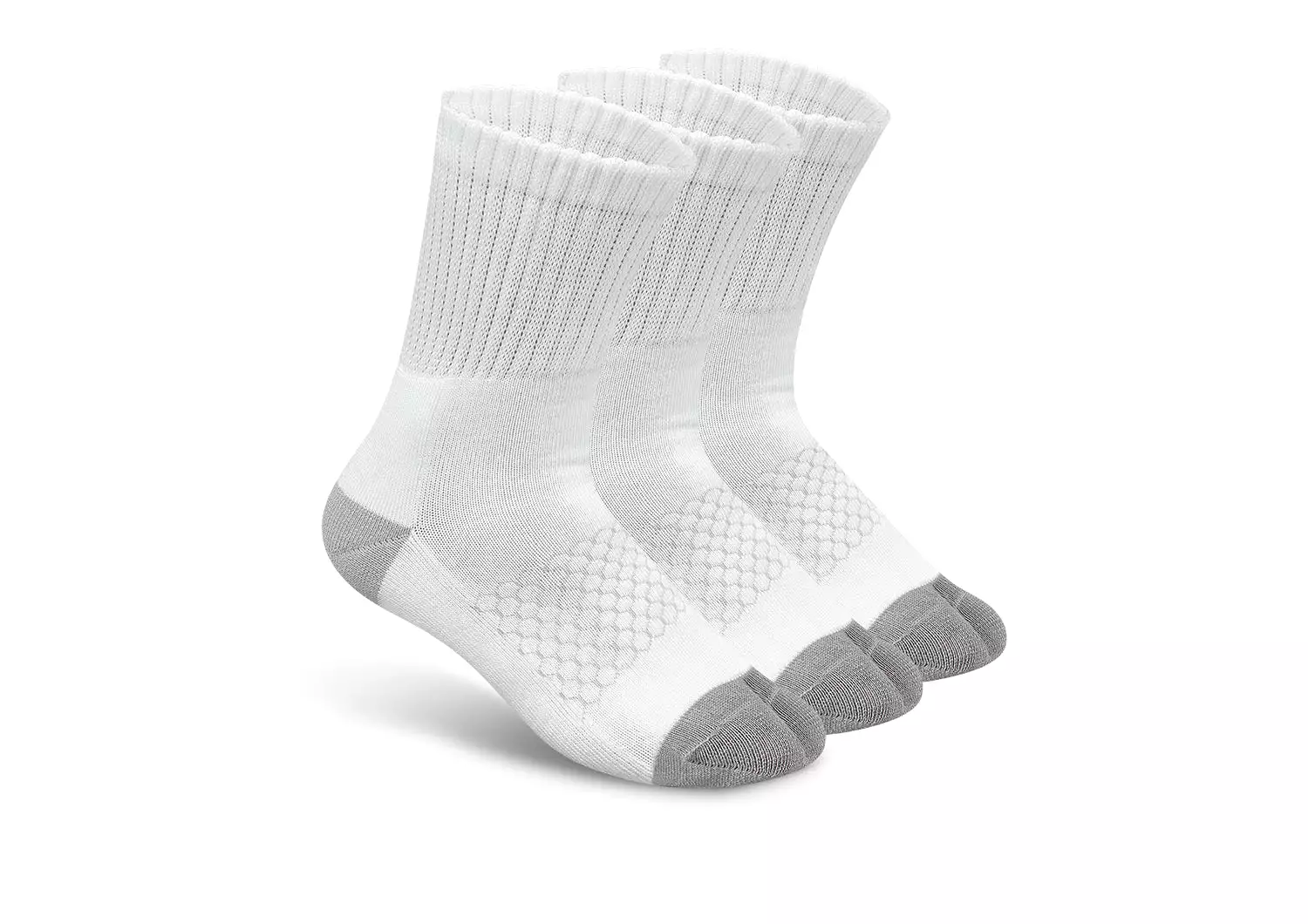 Bunion Relief, Padded Ankle Socks - White