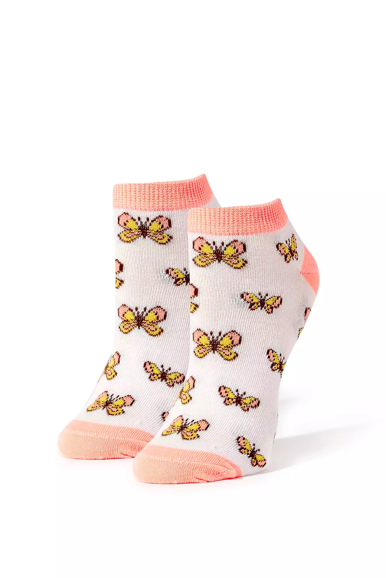 Butterfly Print Ankle Socks