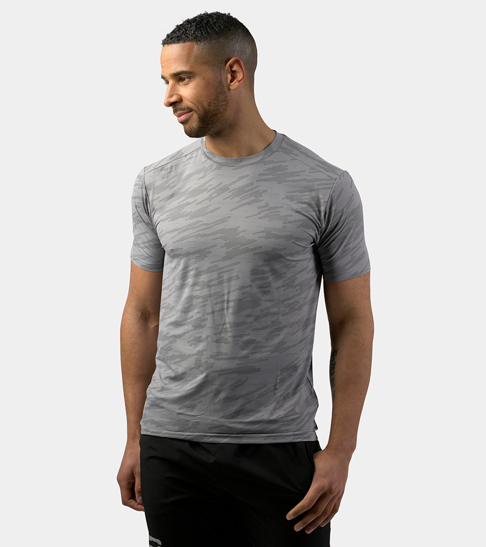 CAMO SPORTS TEE - GREY