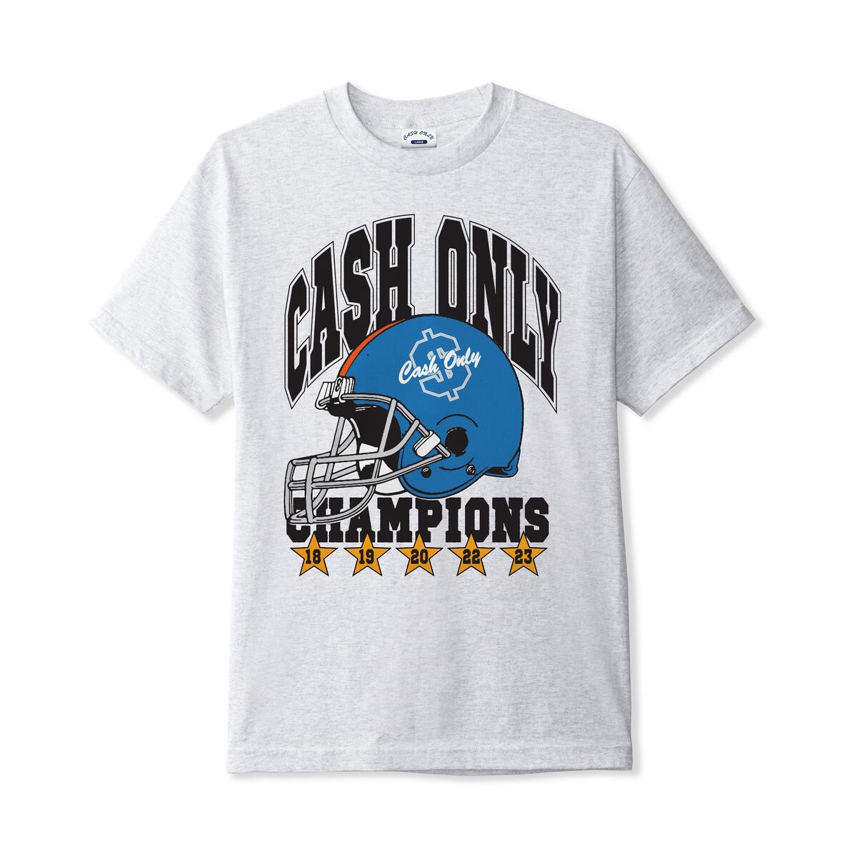 Cash Only Super Bowl T-Shirt Ash Grey