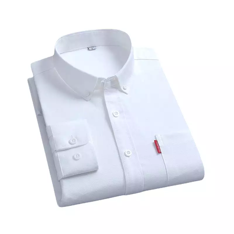 Casual short-sleeved solid color stand-up collar shirt