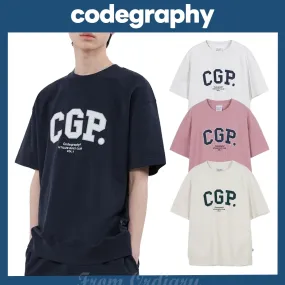 Code graphy  |Unisex Street Style Short Sleeves Logo T-Shirts