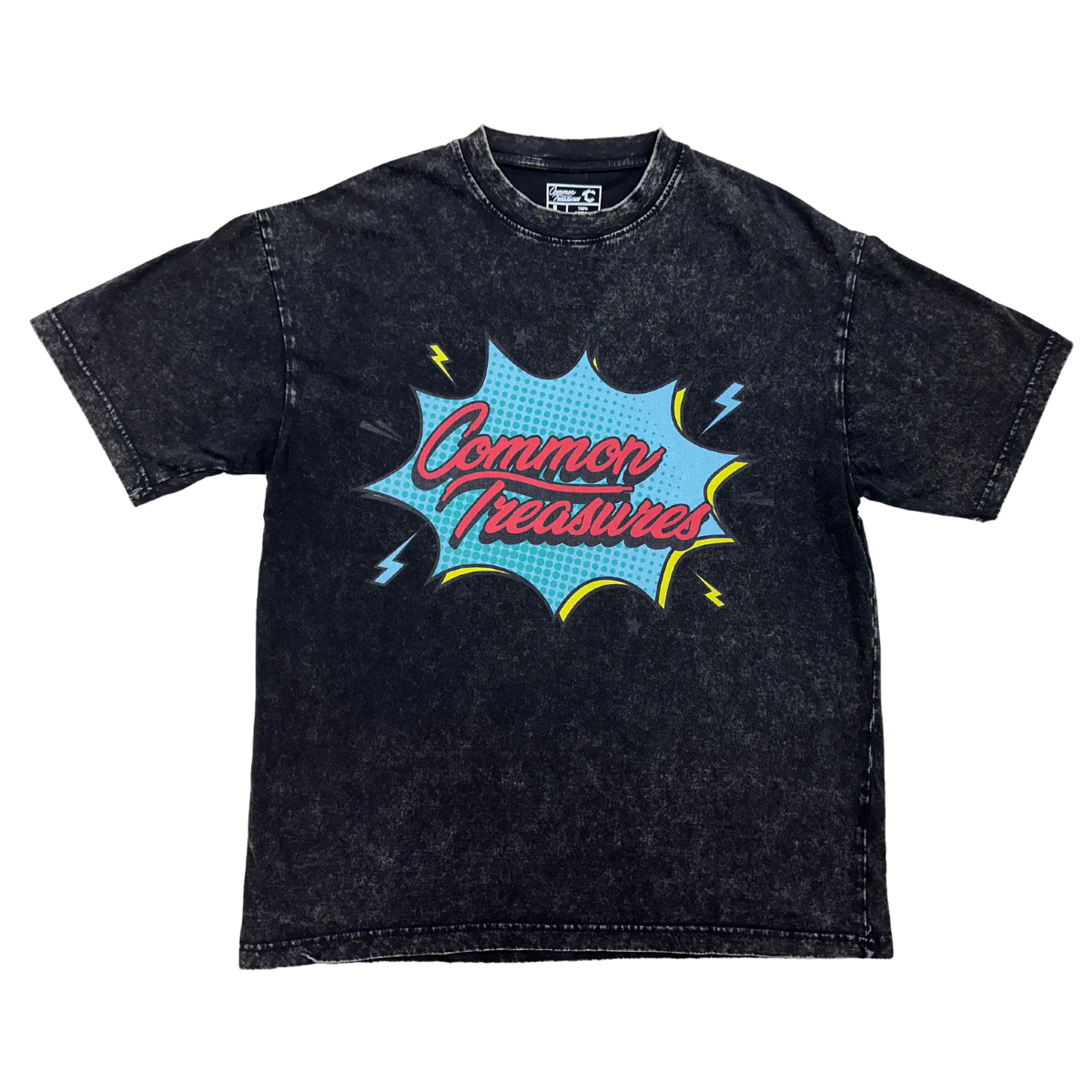 Comic Book Tee #1 - Washed Black