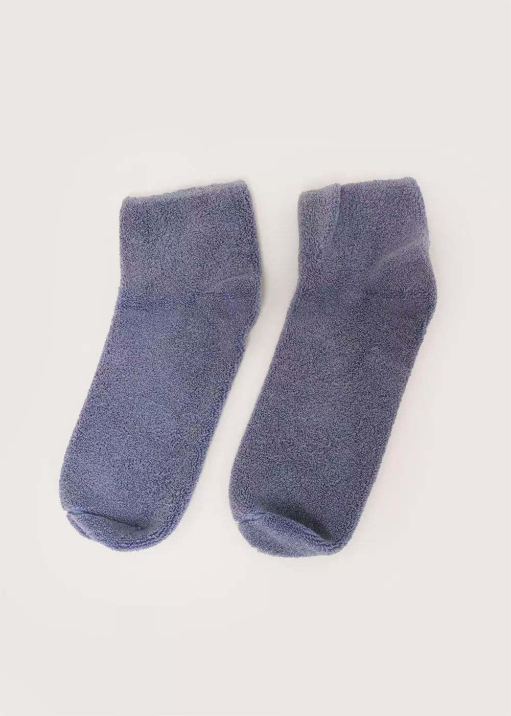 Cove Blue Buckle Ankle Socks