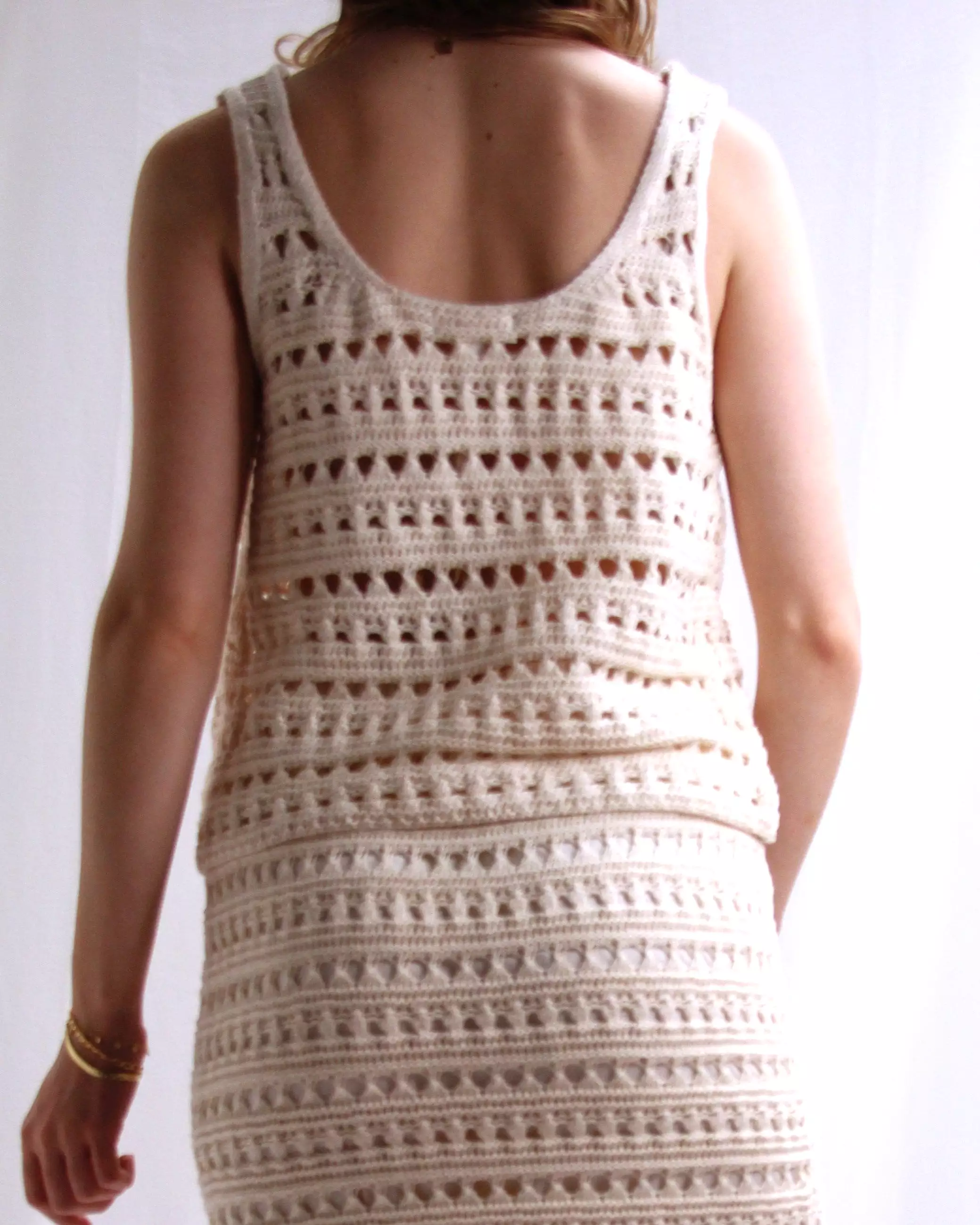 Crochet Tank - Cream