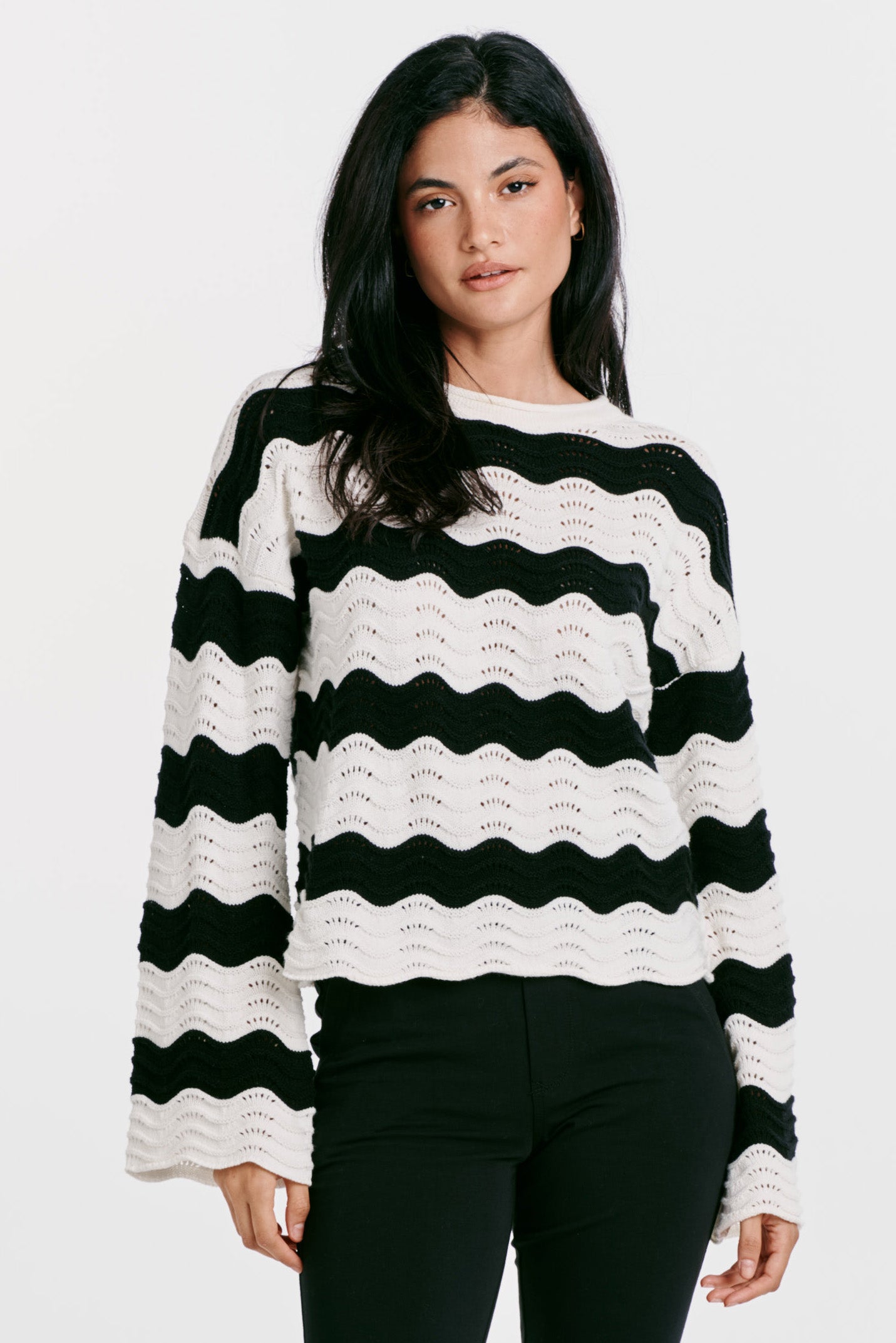 Daisy Drop Shoulder Sweater