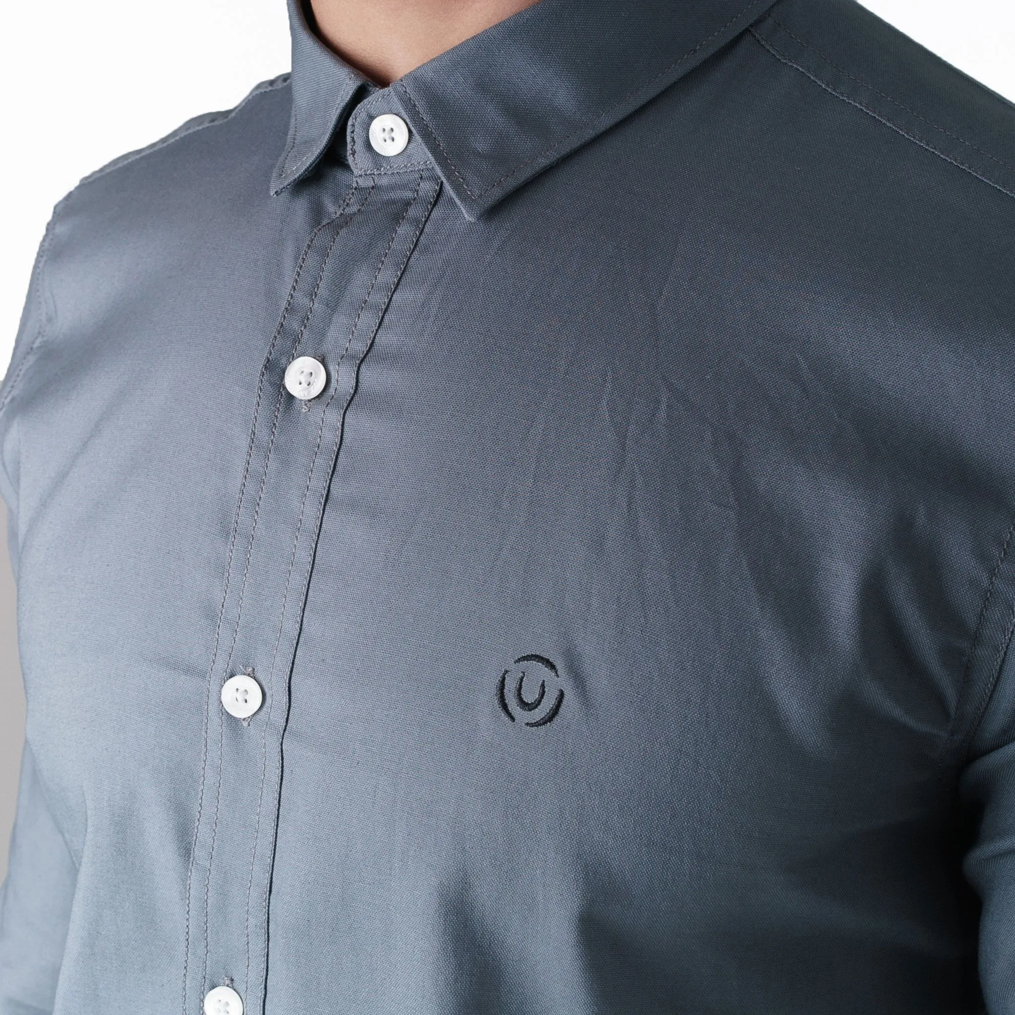 Duck and Cover Birch Long Sleeve Shirt Grey